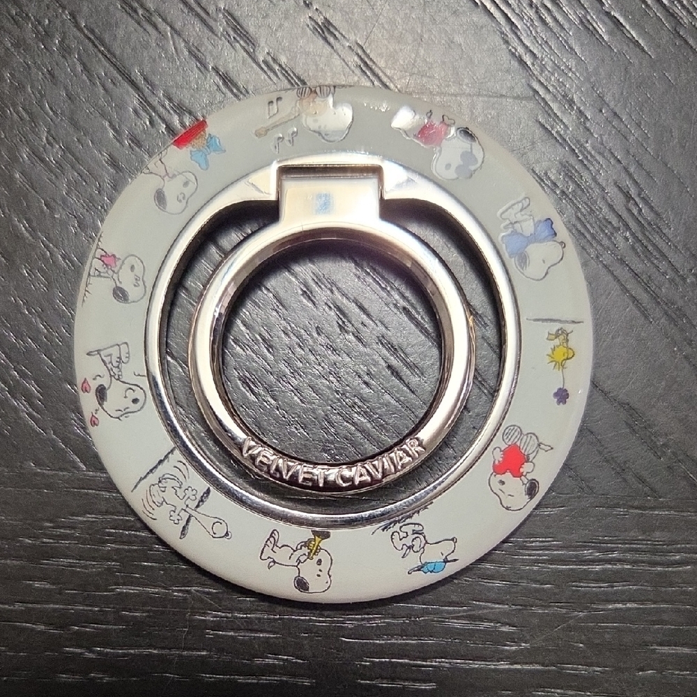 Velvet Caviar Snoopy Multi-Color Phone Ring
